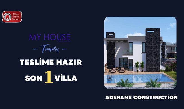 Aderans Construction My House Templos Projesinde Teslime Hazır Son Villa